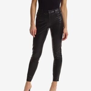 Commando 5 pocket faux leather jeans XS